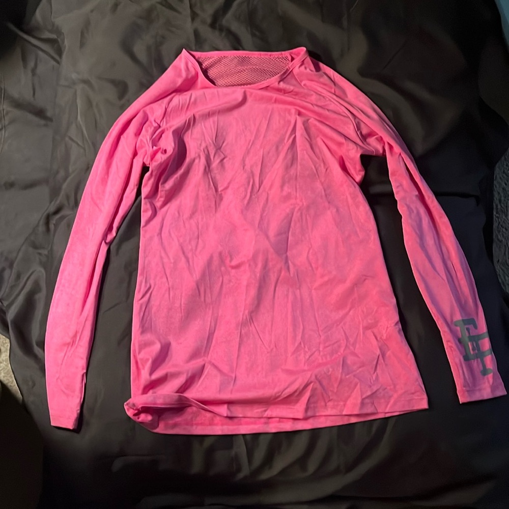 Flex it pink mesh workout top